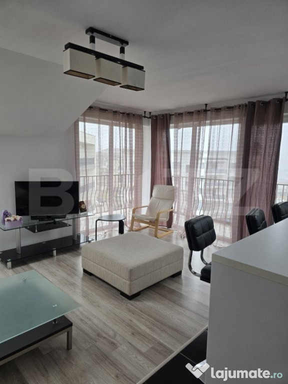 Apartament 2 camere, modern, 58 mp, parcare, zona Florilor