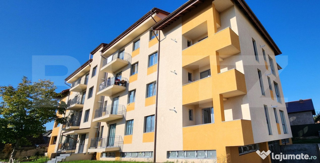 Apartament 2 camere semifinisat, 49 mp, in Gilau!