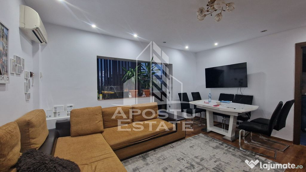 Apartament cu 3 camere, 2 bai, centrala proprie, zona Lip...