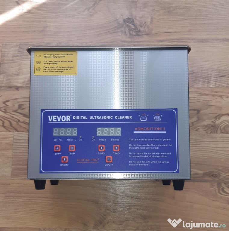 Aparat ultrasunete, ultrasonic cleaner, nou, testat, functional