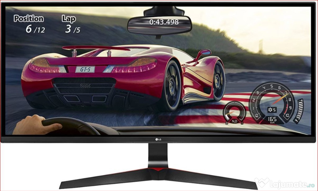 Monitor Gaming LED LG 34", IPS, UltraWide, UWHD 2K, 1ms, HDMI, 34UM69G