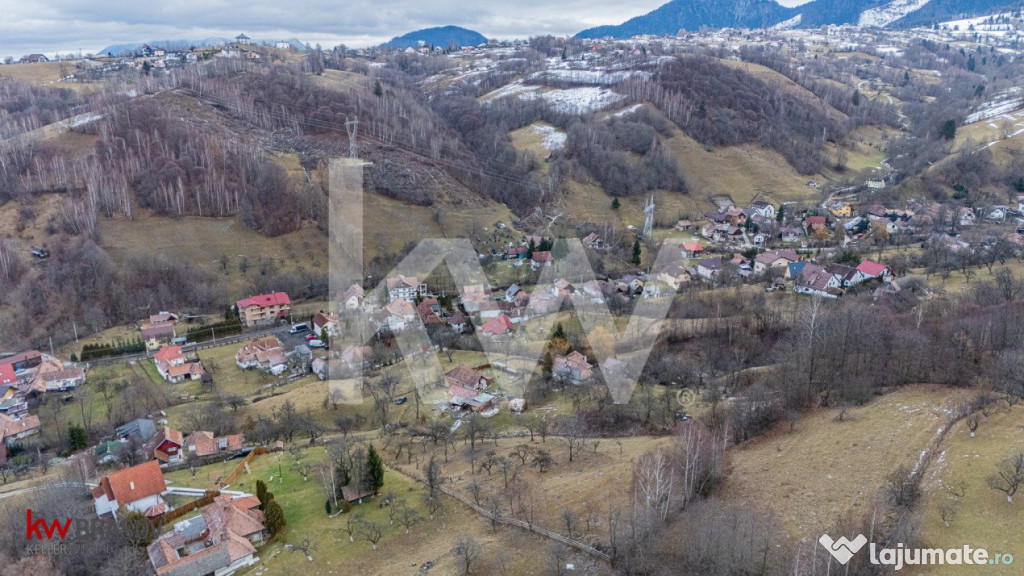 Vanzare teren intravilan 3499 mp Bran zona Valea Portii