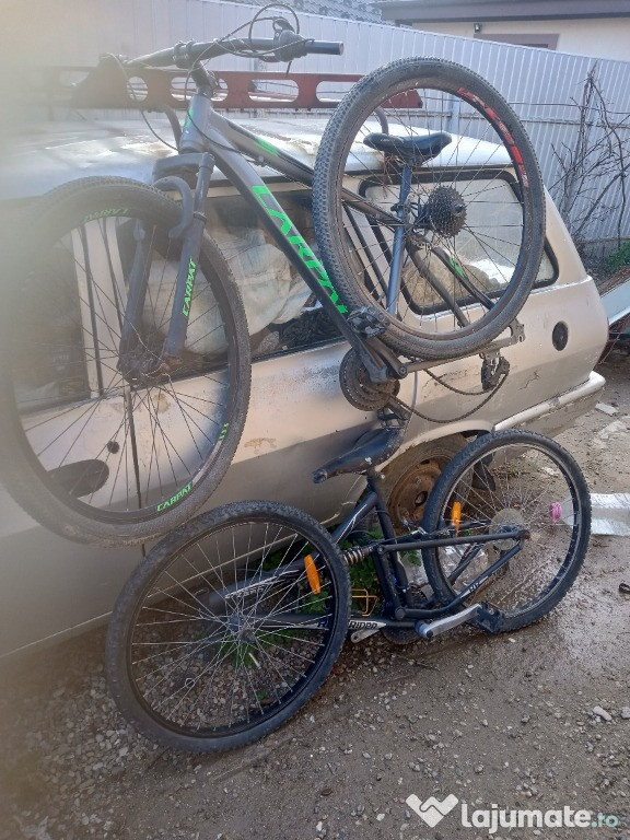 Vând 2 biciclete una cadru aluminiu pt reparatii sau piese Focșani