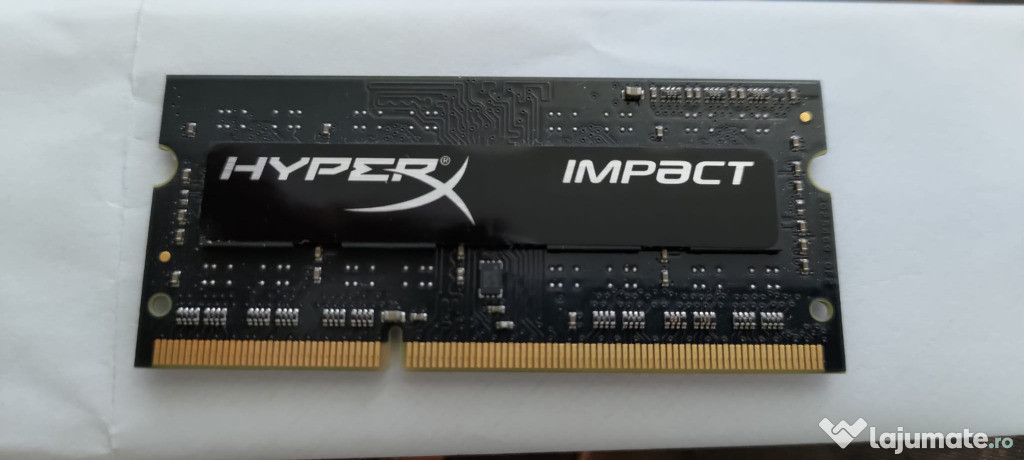 Memorie RAM Laptop HyperX Impact - DDR3L-1600Mhz CL9 - 4GB