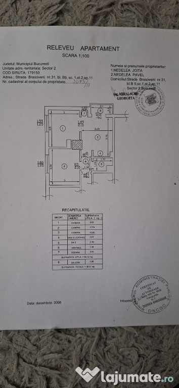 Apartament 3 camere