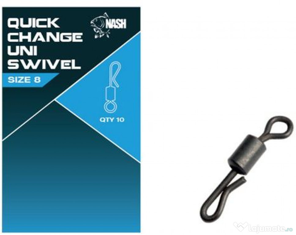 Vartej Rapid NASH Quick Change Swivel, Nr.8, 10buc/pac