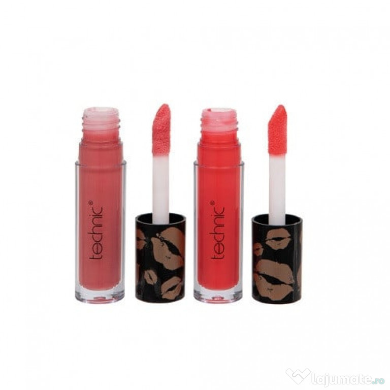 Set luciu de buze, Technic, Glossy Top Duo, 2 bucati, 02