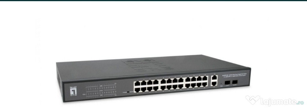 GEP-2841 Switch PoE Smart Gigabit Web cu 28 porturi