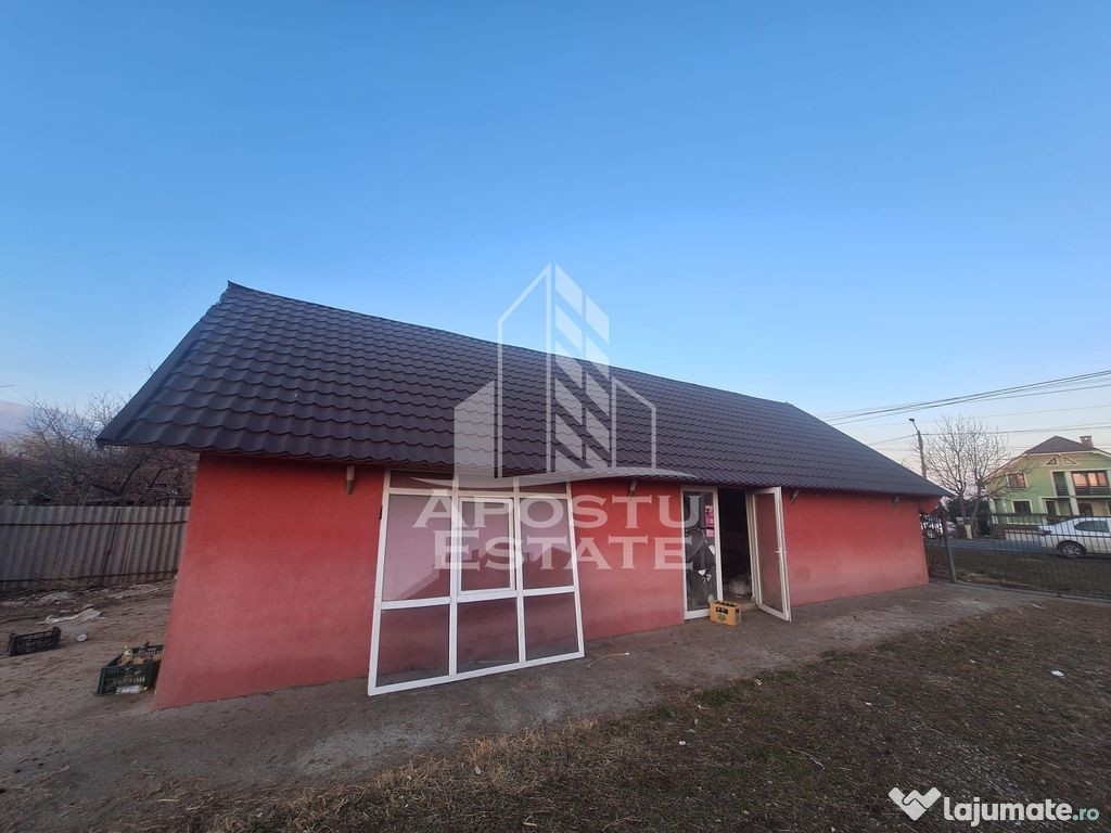 Casa cu 2 fronturi stradale, 839 mp, Zimandu Nou