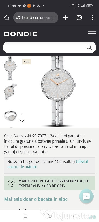 Ceas Swarovski original devanzare