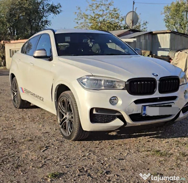 BMW X6 350 D alb perlat