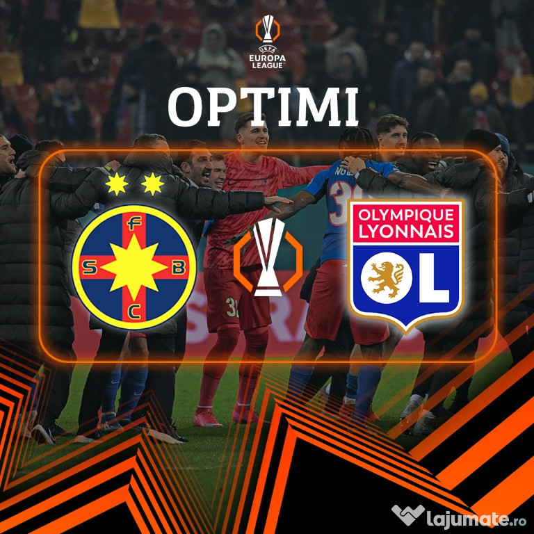 Bilet Fcsb-Lyon Bucuresti 16 martie ora 19.45 optimi EuropaL