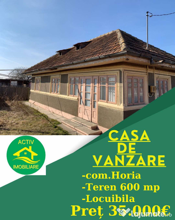 Casa de vanzare,comuna Horia