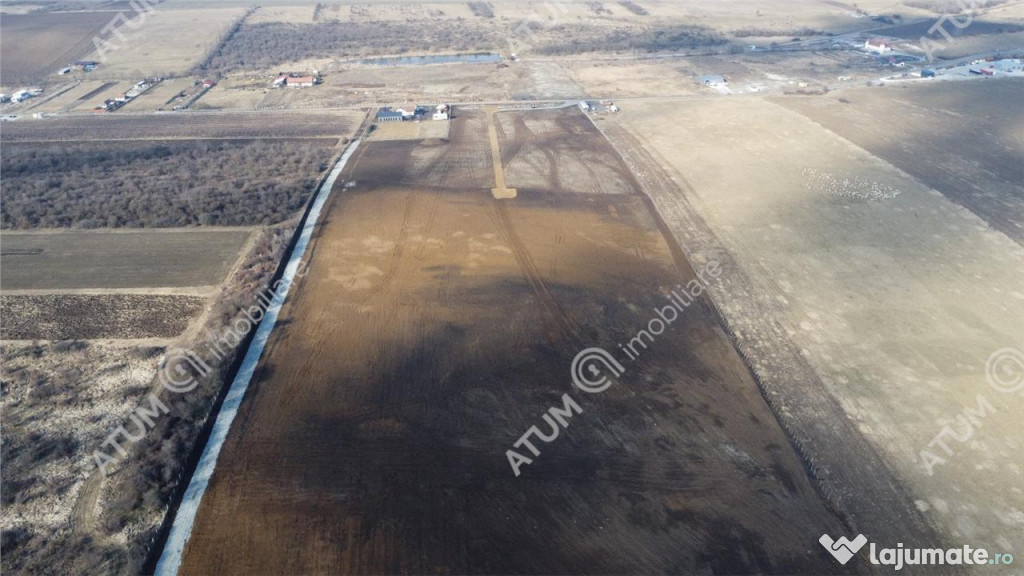 Teren de 133.000 mp cu PUZ in desfasurare in zona de Vest di