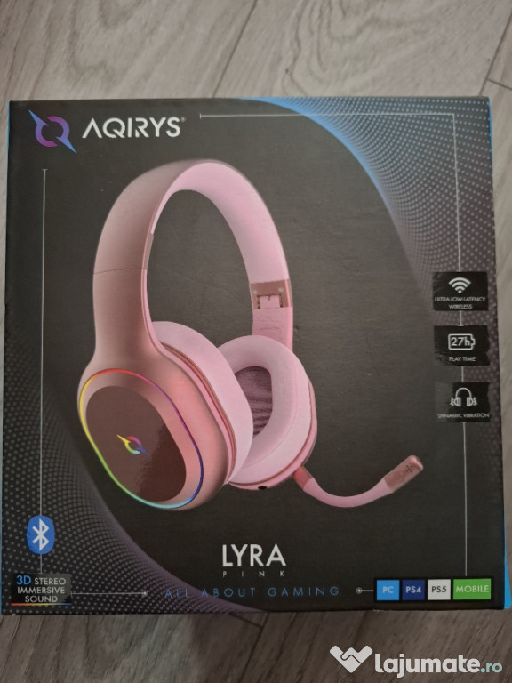 Casti gaming Aqirys Lyra Wireless