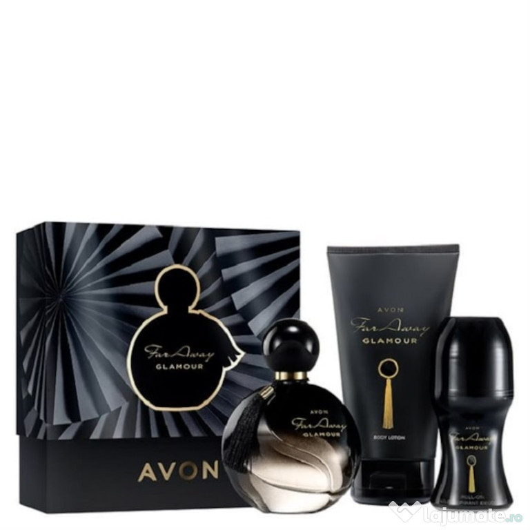 Cutie cadou Far Away Glamour Avon pentru Ea nou sigilat