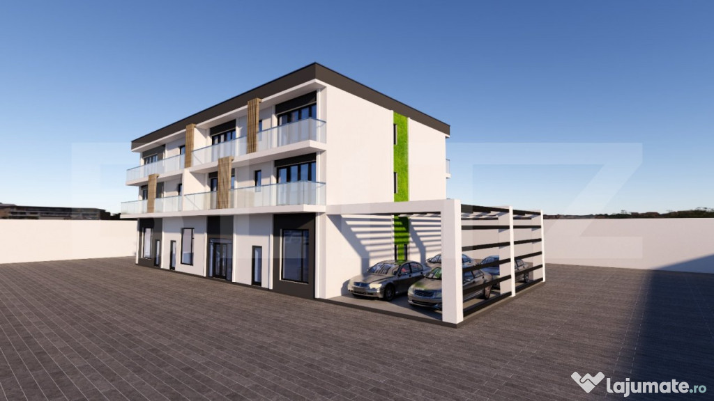 ✨ Apartament modern de 2 camere, 71 mp total, Locație cen