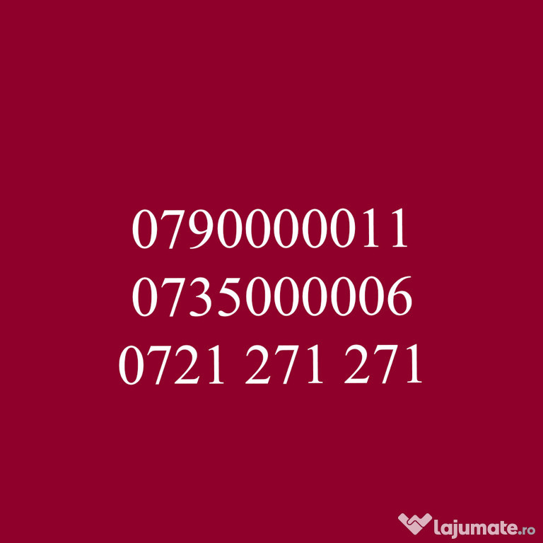 Numar gold platinum vip