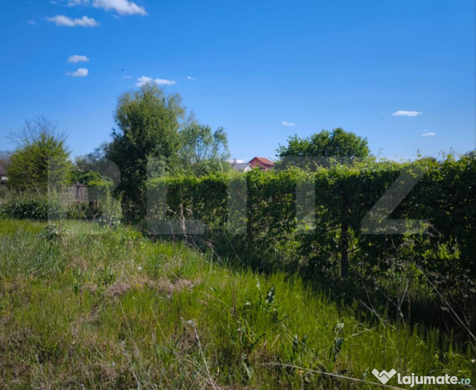 Teren intravilan 1500 mp, pretabil investitie, pret atractiv