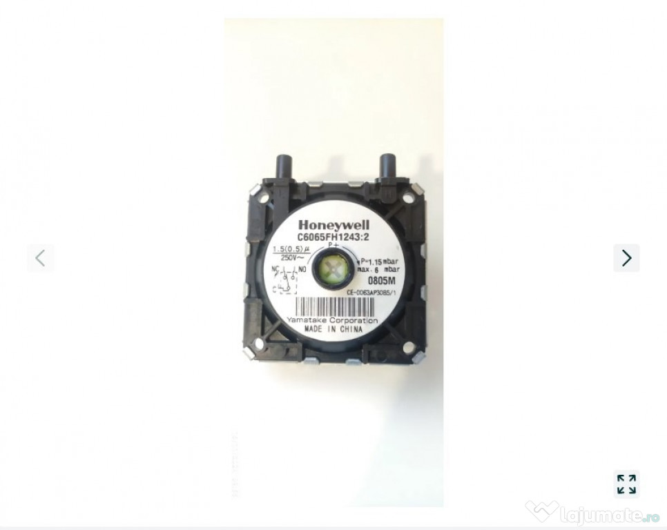 Presostat aer Honeywell 1.15mbar