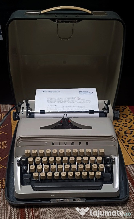 Mașină de scris mecanică,Triumph Gabriele 20