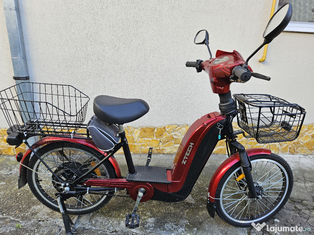 Scuter electric bicicletă electrică perfect funcționala cu încărcător.