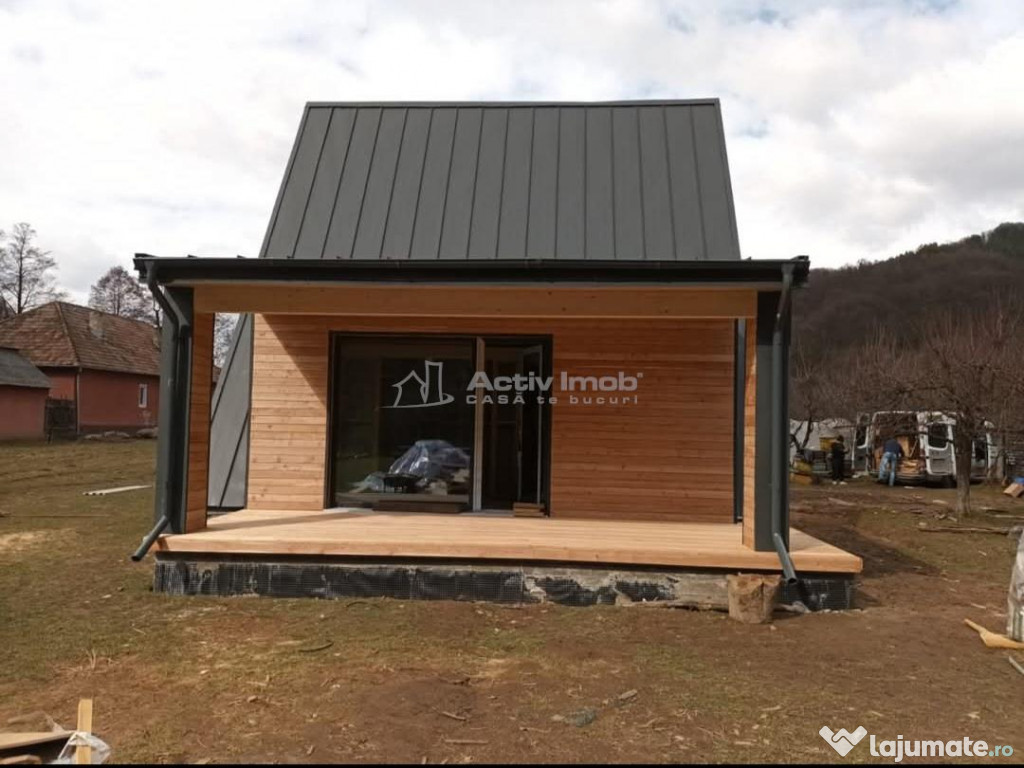Casa pe Structura Lemn si Panouri SIP