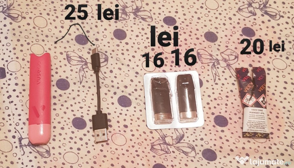 Vape cu incarcator & Capsule