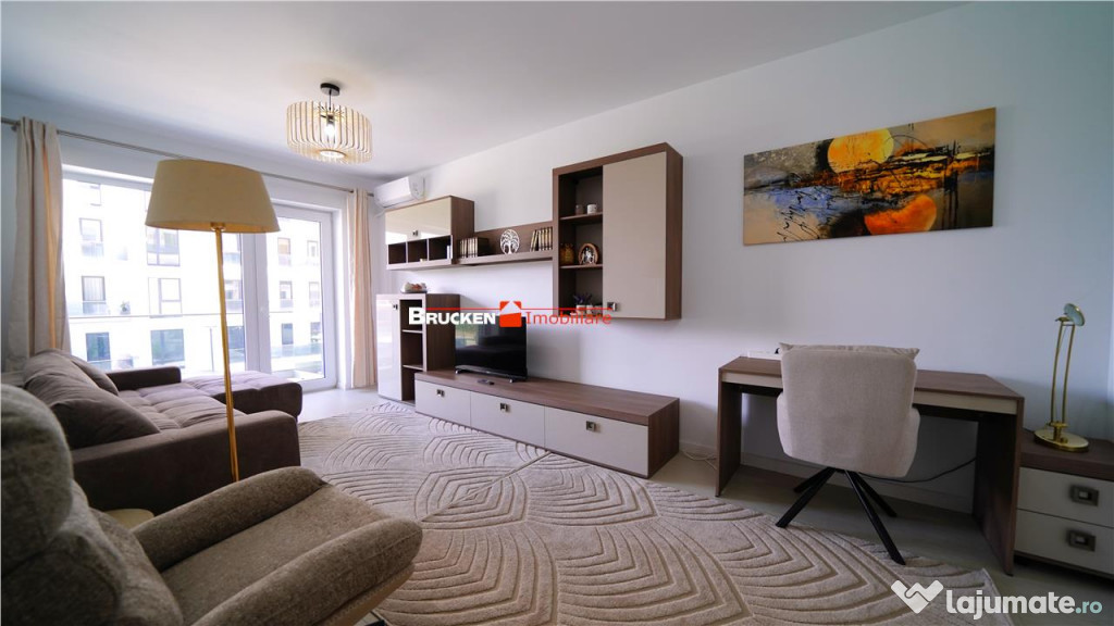 Apartament nou, complet mobilat, cu 2 locuri de parcare, in
