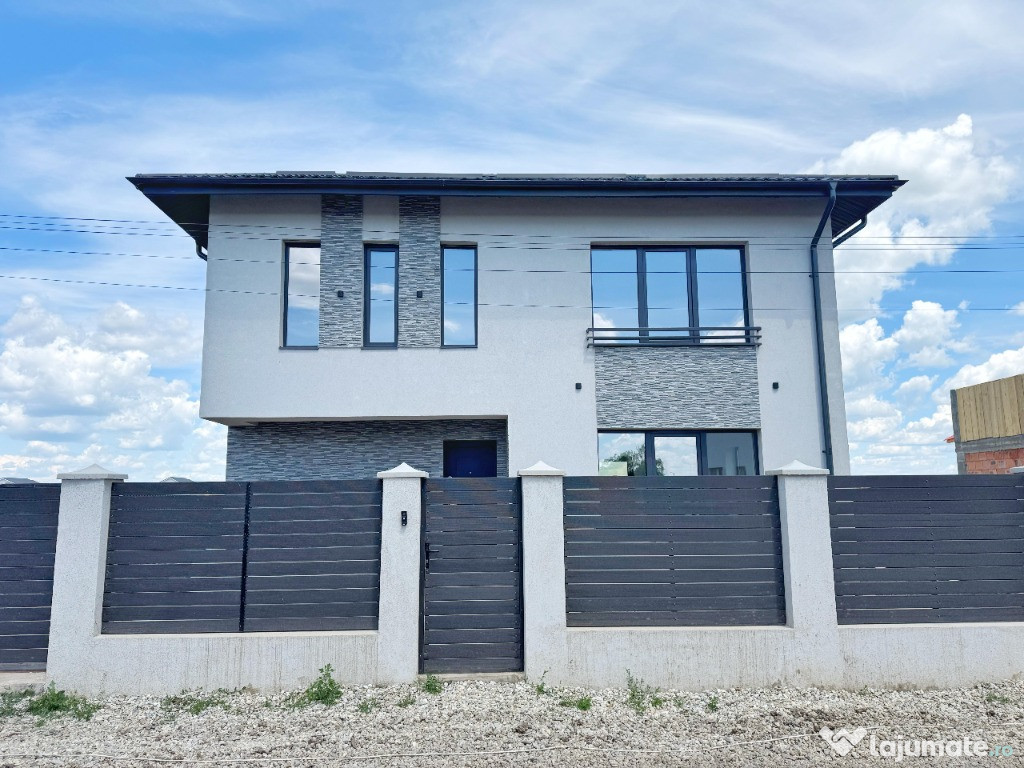 Vila individuală P+1E ~ 4 camere ~ 2 băi + dressing ~ 309mp teren