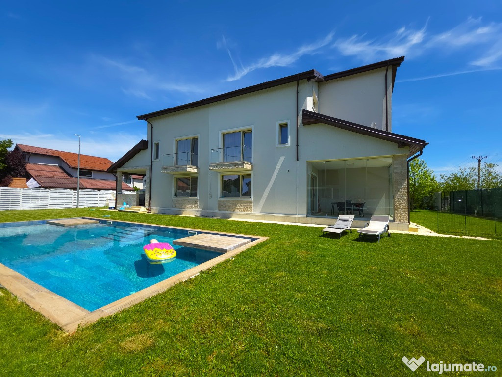VILĂ ELEGANTĂ CU 7 CAMERE ȘI PISCINĂ ÎN CORBEANCA