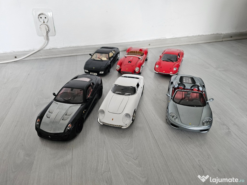 Machete metalice ferrari scara 1:18