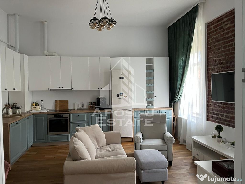 Apartament cu 2 camere in zona centrala, centrala proprie