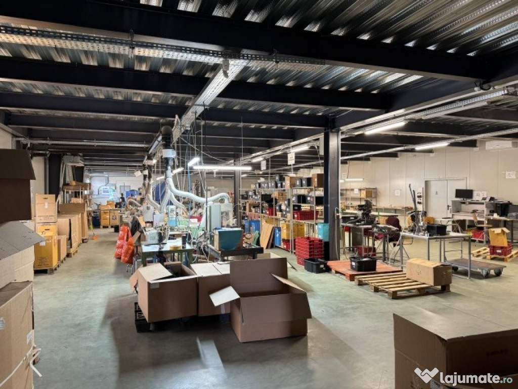 Spatiu industrial de inchiriat in zona Magurele, 300 mp, 1.800euro