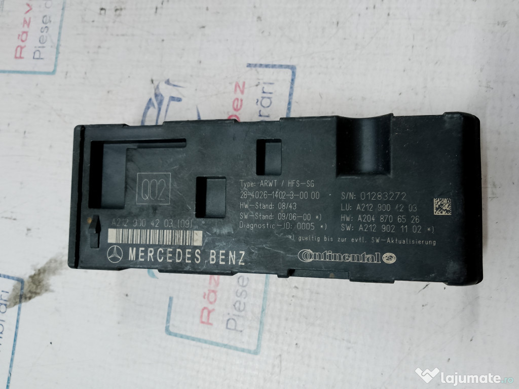 Modul haion Mercedes E-Class W212 2012