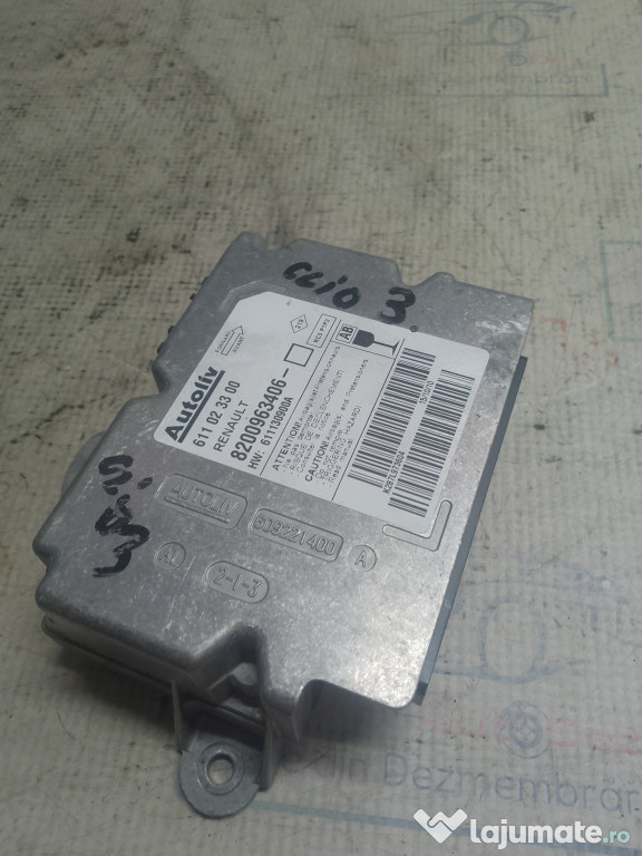 Modul airbag Renault Clio 3 2011