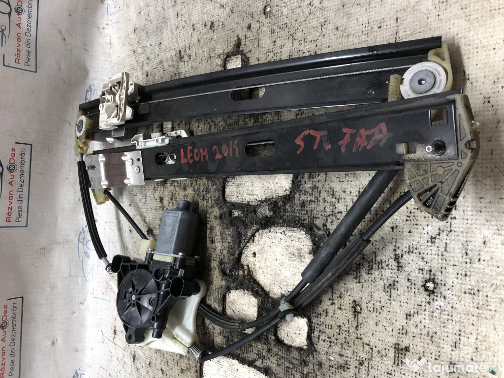 Macara geam stanga fata Seat Leon 2014