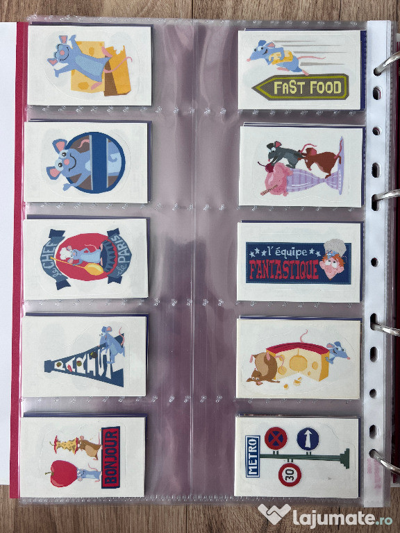 Stickere Panini seria Ratatouille 2007