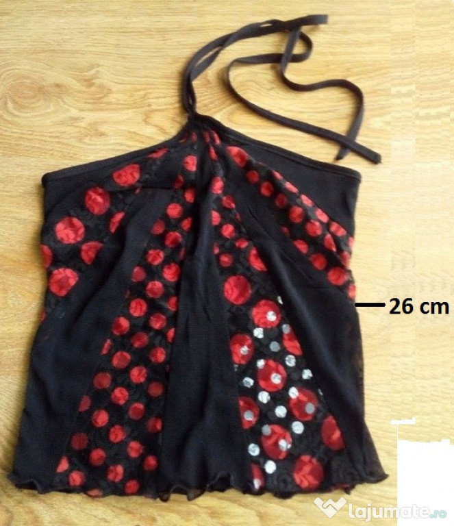Top rosu-negru - M