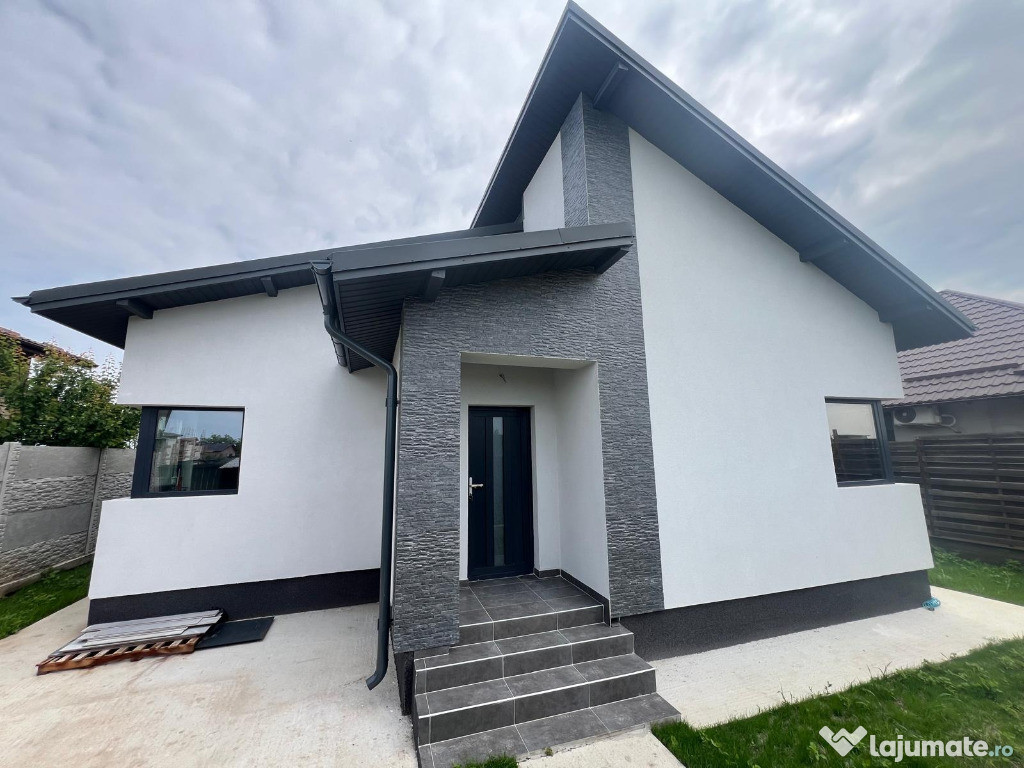 Casa individuala - 4 camere - 2 bai - 380 mp teren