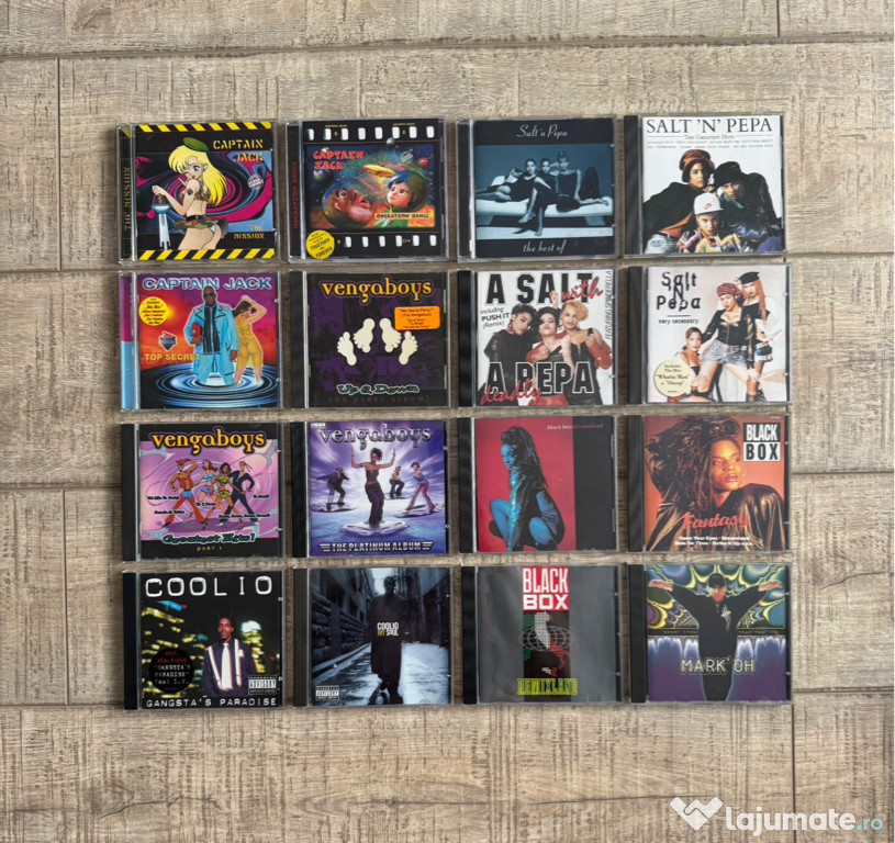 Pachet 5 cd-uri originale muzica Eurodance 90’s