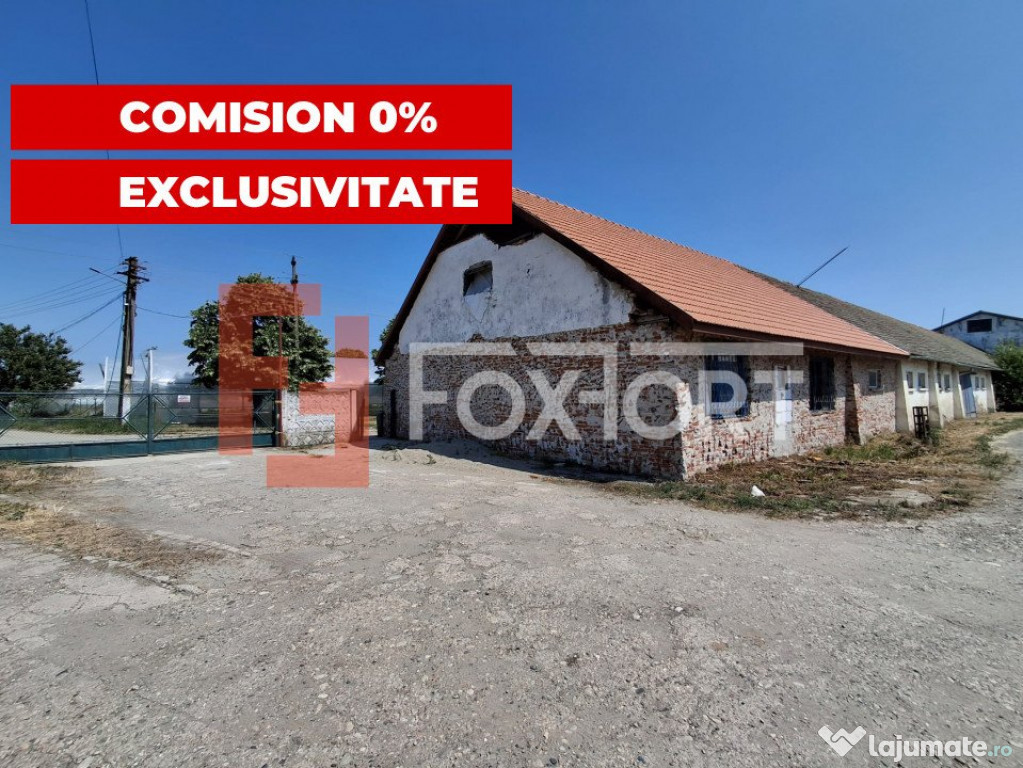 COMISION 0% Spatiu industrial de 695 mp si teren de 1821 mp