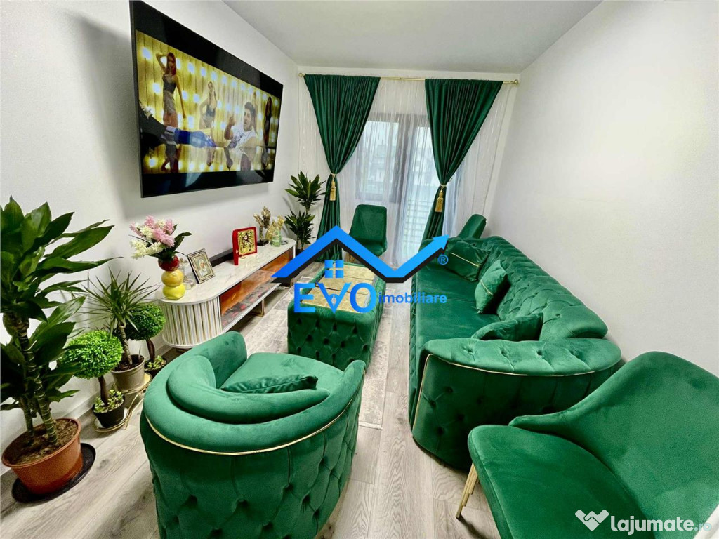 Apartament 3 camere, de , 2 bai, mobilat si utilat, bloc nou