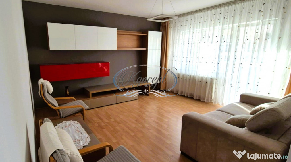 Apartament in Buna Ziua, bloc retras, cu spatii verzi si loc