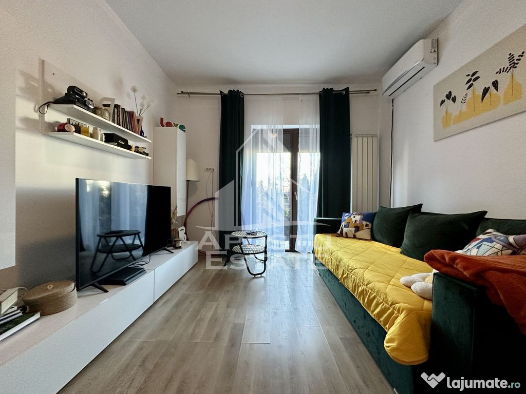 Apartament cu 2 camere si curte, langa Kaufland