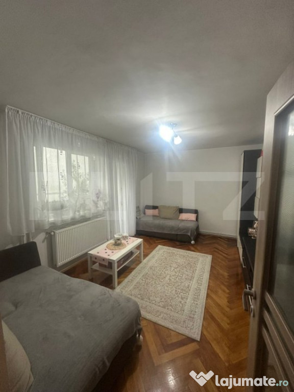 Apartament 2 camere, 65 mp + balcon 5 mp, mobilat și utilat