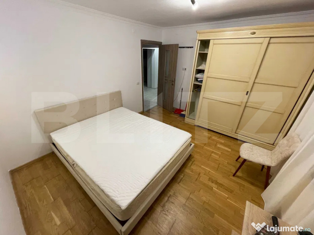 Apartament 2 dormitoare separat, 70 mp, pet friendly, zona