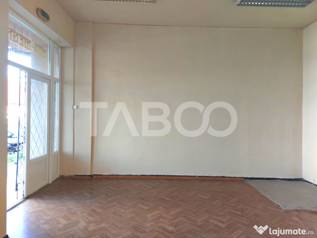 Spatiu comercial de inchiriat 40 mp zona Piata Noua Cisnadie