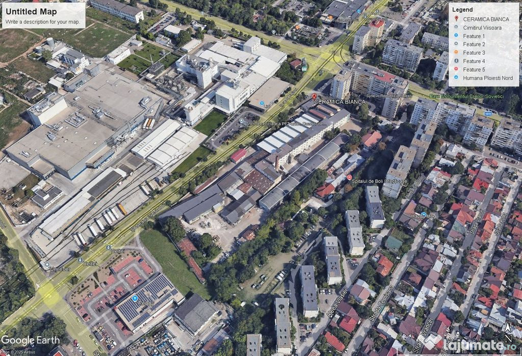 Spatii depozitare si productie Ploiesti zona UNILEVER