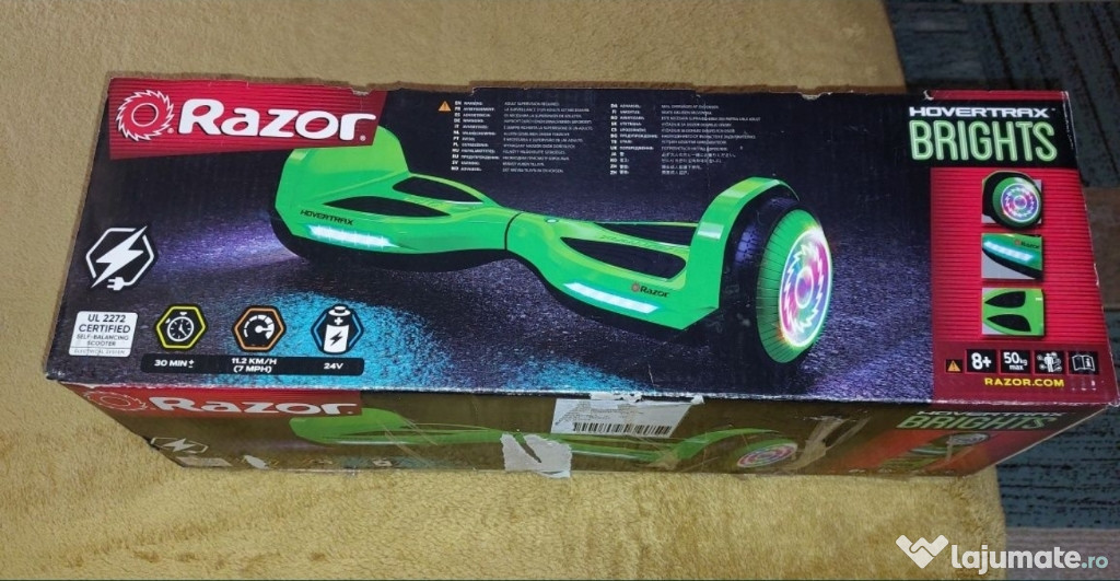 RAZOR Hoverboard electric NOU + accesorii